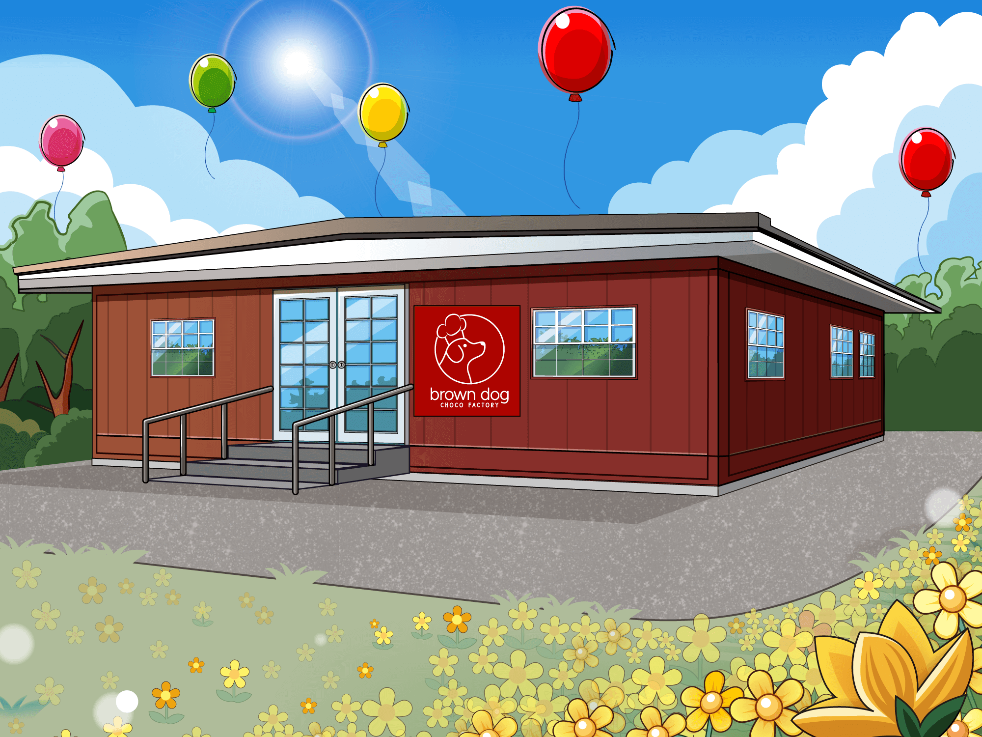 チョコレート工場のイラスト