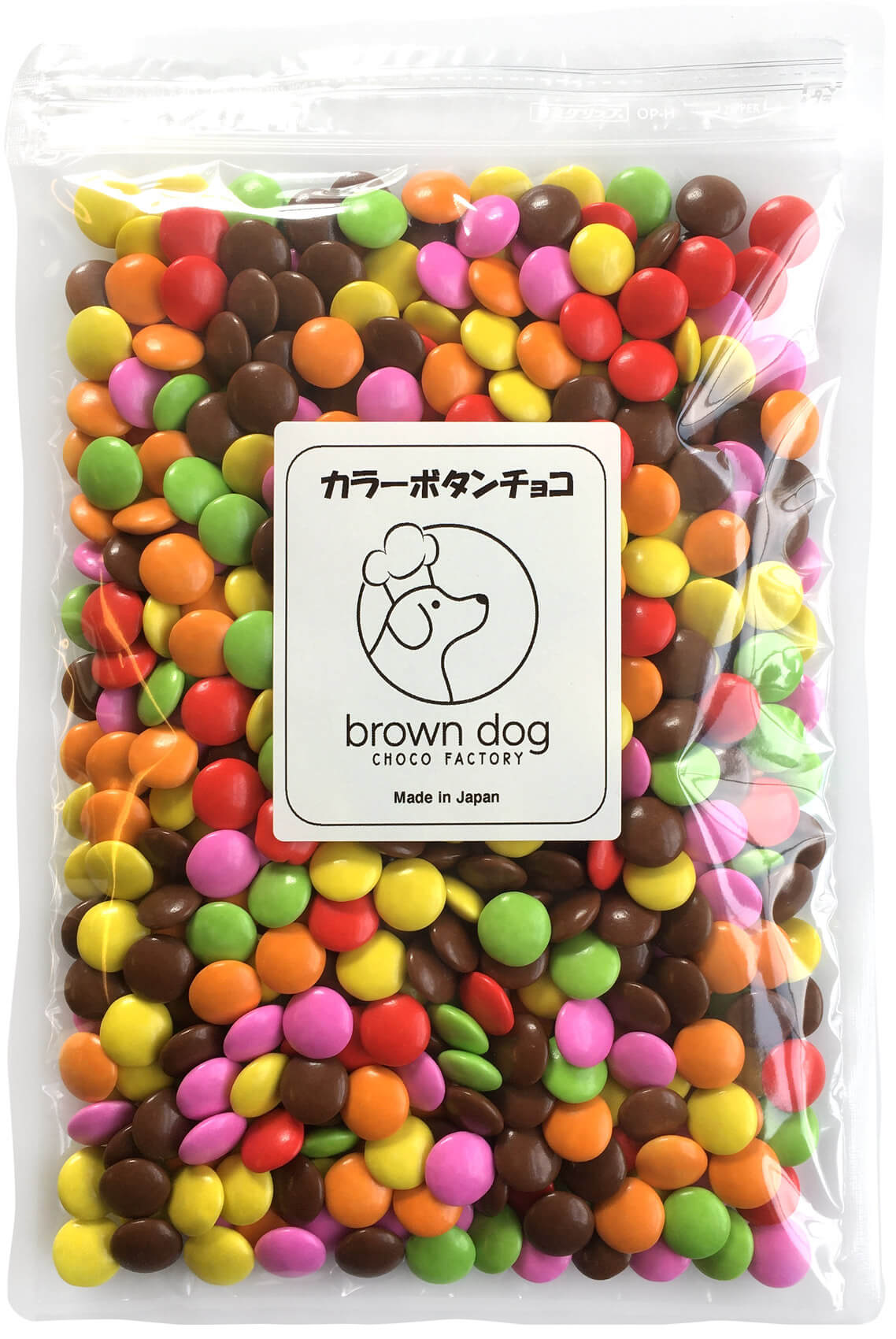ブラウン ドッグ マーブルチョコレートの袋